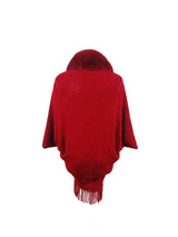 Open Front Fringe Hem Poncho - Trendsi - Flyclothing LLC