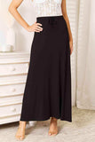Double Take Full Size Soft Rayon Drawstring Waist Maxi Skirt Rayon - Trendsi - Flyclothing LLC