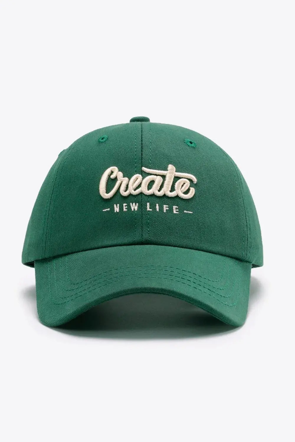 CREATE NEW LIFE Adjustable Cotton Baseball Cap - Trendsi - Flyclothing LLC