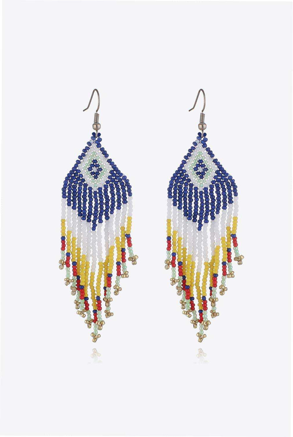 Beaded Dangle Earrings - Trendsi - Flyclothing LLC