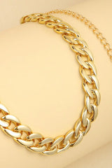 Adjustable Curb Chain Belt - Trendsi - Flyclothing LLC