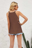 Grecian Neck Knit Tank - Trendsi - Flyclothing LLC