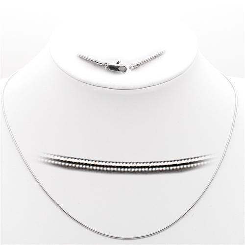Alamode High-Polished 925 Sterling Silver Chain with No Stone - Alamode - Flyclothing LLC