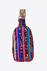 Printed PU Leather Sling Bag - Trendsi