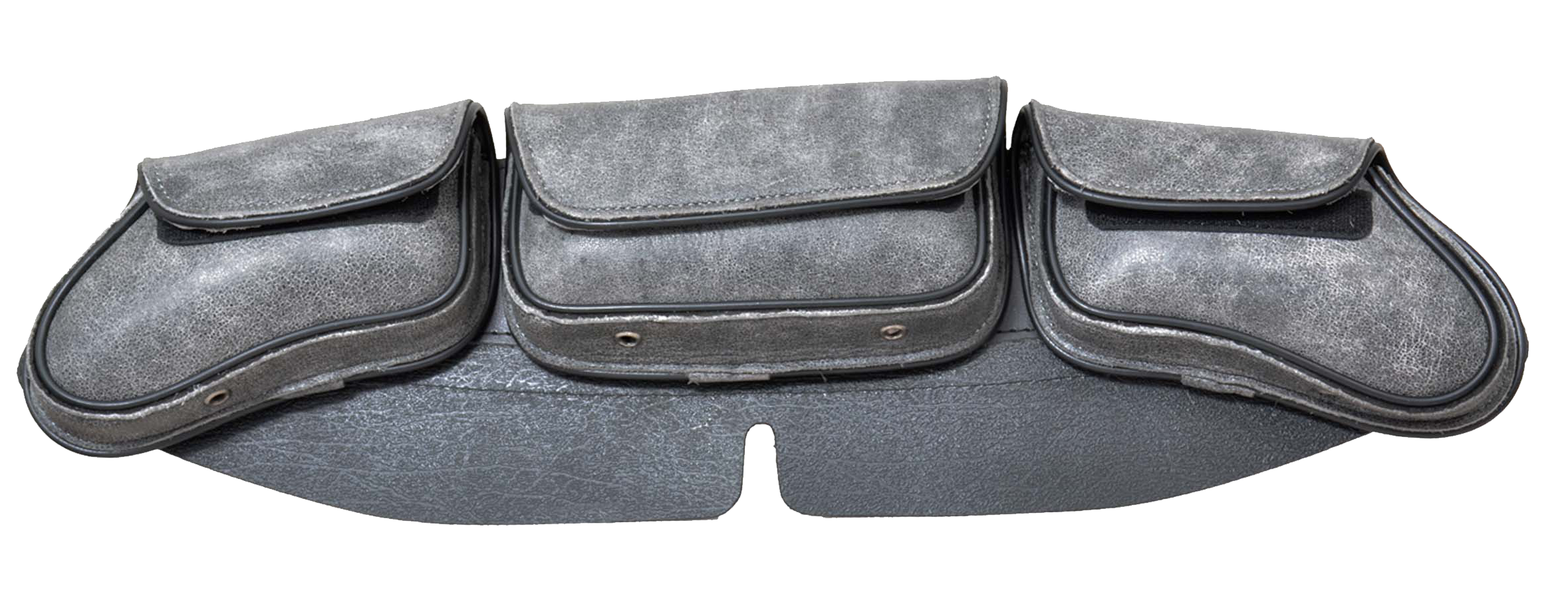Unik International Hard Leather 3 Pocket Windshield Bag