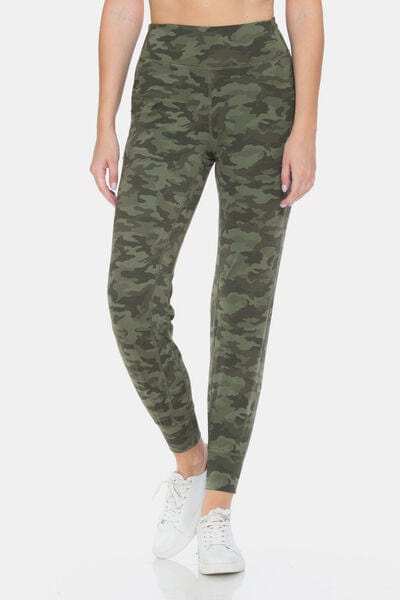 Leggings Depot Camouflage High Waist Leggings - Trendsi - Flyclothing LLC