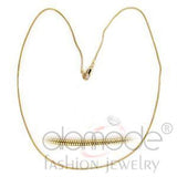 Alamode Gold Brass Chain with No Stone - Alamode