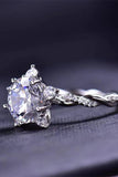 Moissanite Twisted Ring - Trendsi