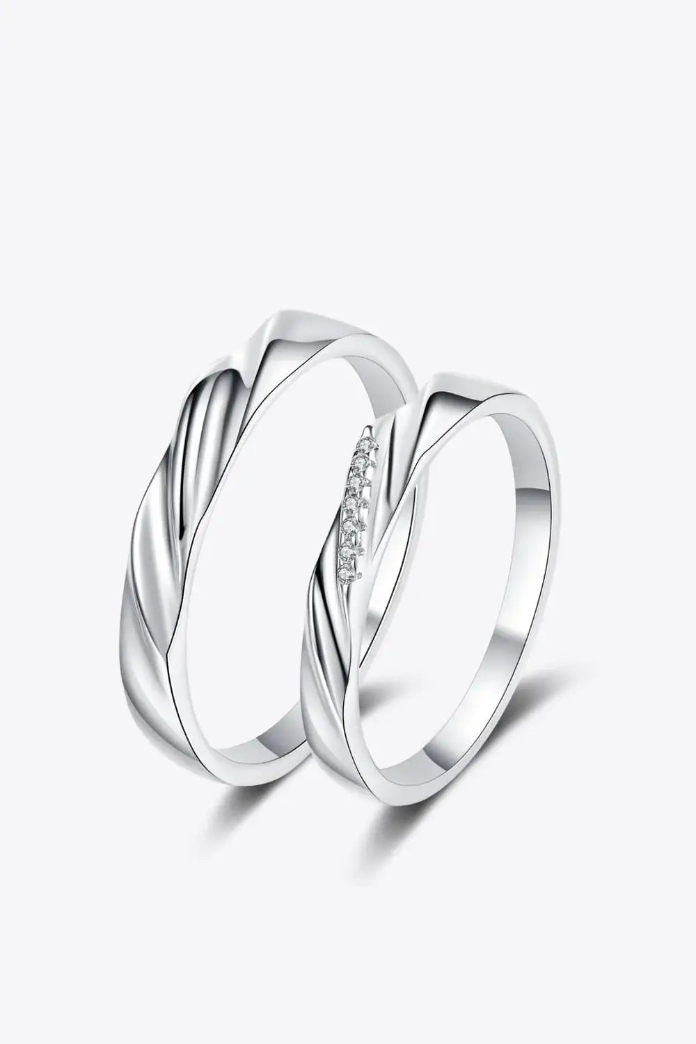 Minimalist 925 Sterling Silver Rhodium-Plated Ring - Trendsi - Flyclothing LLC