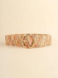 Multicolored Wide Belt - Trendsi