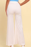 High-Rise Pull On Split Pants - Trendsi