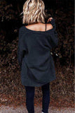 Open Front Dropped Shoulder Cardigan with Pockets - Trendsi - Flyclothing LLC
