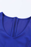 Belted Puff Sleeve V-Neck Jumpsuit - Trendsi - Flyclothing LLC