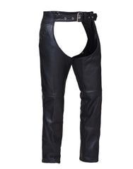 Unik International Mens Jean Pocket Leather Chaps