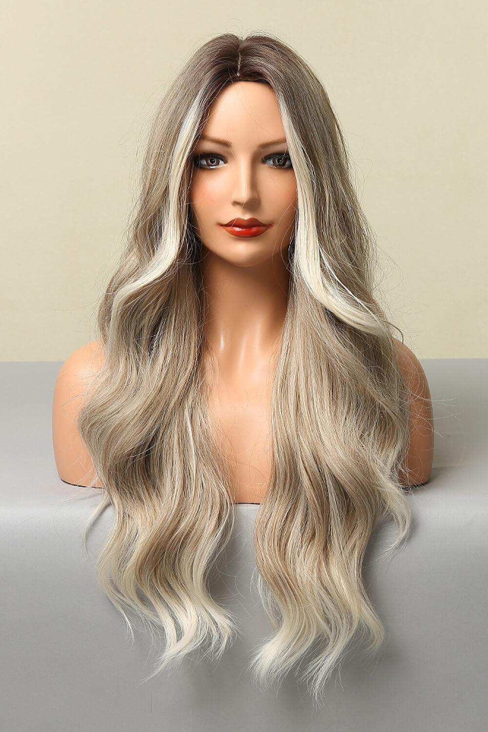 Full Machine Made Long Wave Wigs 26'' - Trendsi - Flyclothing LLC