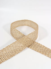 Irregular Buckle Braid Belt - Trendsi
