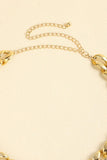 1" Width Acrylic Curb Chain Belt - Trendsi