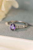 Amethyst 925 Sterling Silver Ring - Trendsi - Flyclothing LLC