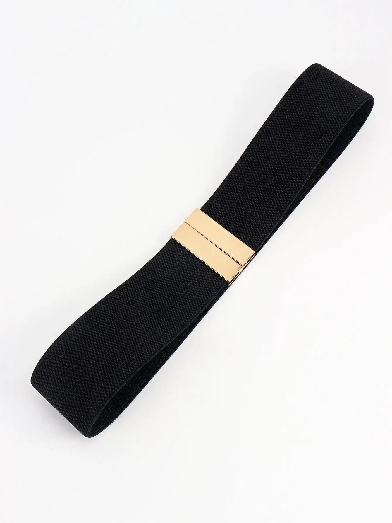 Alloy Buckle Elastic Belt - Trendsi - Flyclothing LLC