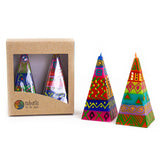 Pyramid Candles, Boxed Set of 2 (Shahida Design) - Nobunto - Flyclothing LLC
