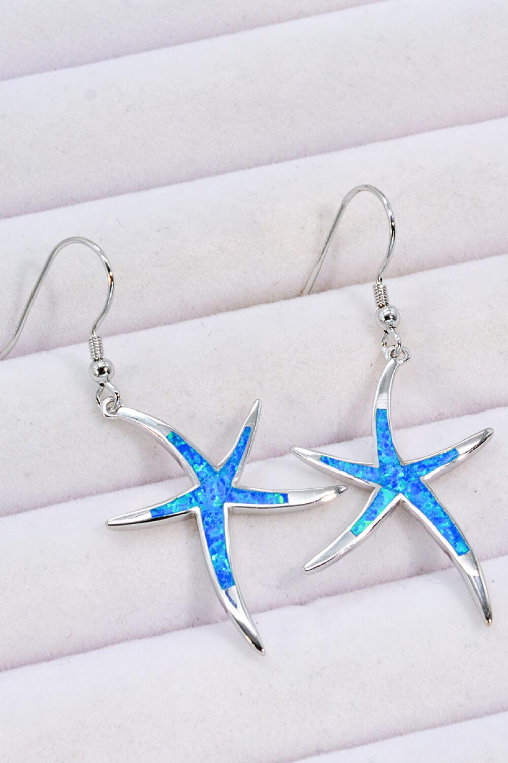 Opal Starfish Drop Earrings - Flyclothing LLC