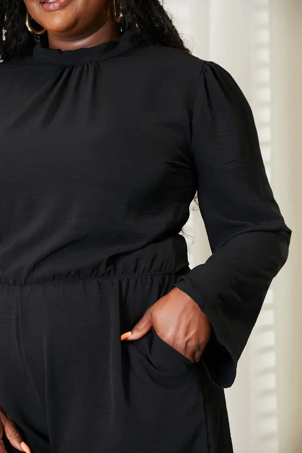 Culture Code Full Size Open Back Romper with Pockets - Trendsi - Flyclothing LLC