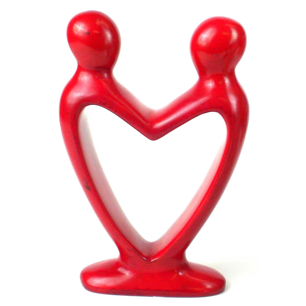 Soapstone Lovers Heart Red - 6 Inch - SMOLArt