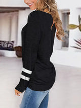 V-Neck Raglan Sleeve T-Shirt - Trendsi - Flyclothing LLC