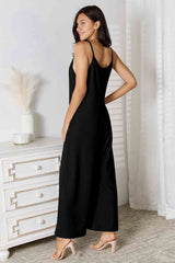 Basic Bae Full Size Spaghetti Strap V-Neck Jumpsuit - Trendsi - Flyclothing LLC