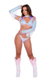 Roma Costume Two-Tone Sequin Bottom - Roma Costume