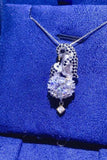 2 Carat Moissanite 925 Sterling Silver Necklace - Trendsi