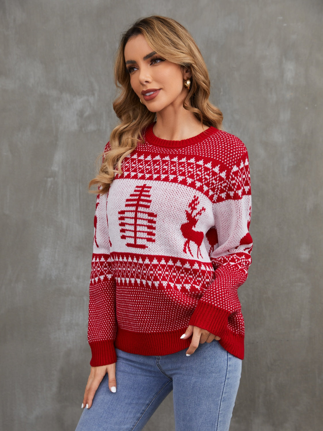 Lids Louisville Cardinals Concepts Sport Ugly Sweater Long Sleeve
