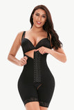 Full Size Hook-and-Eye Lace Trim Shaping Bodysuit - Trendsi