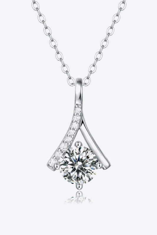 Special Occasion 1 Carat Moissanite Pendant Necklace - Trendsi - Flyclothing LLC