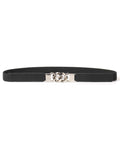 Zinc Alloy Buckle Elastic PU Belt - Trendsi - Flyclothing LLC