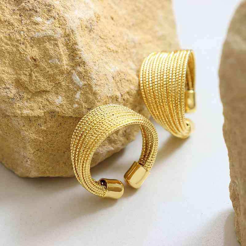 Titanium Steel Open Ring - Trendsi - Flyclothing LLC