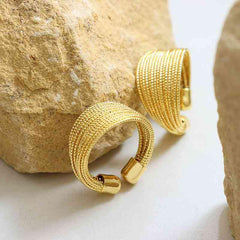 Titanium Steel Open Ring - Flyclothing LLC