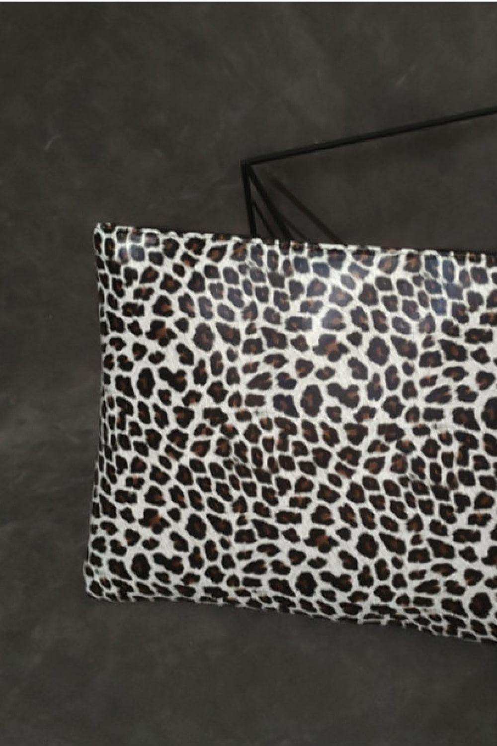 Leopard PU Leather Clutch - Trendsi - Flyclothing LLC