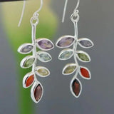 Leaf Shape Alloy Earrings - Trendsi - Flyclothing LLC