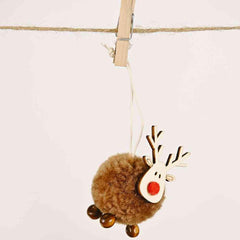4-Piece Reindeer Hanging Widgets - Trendsi