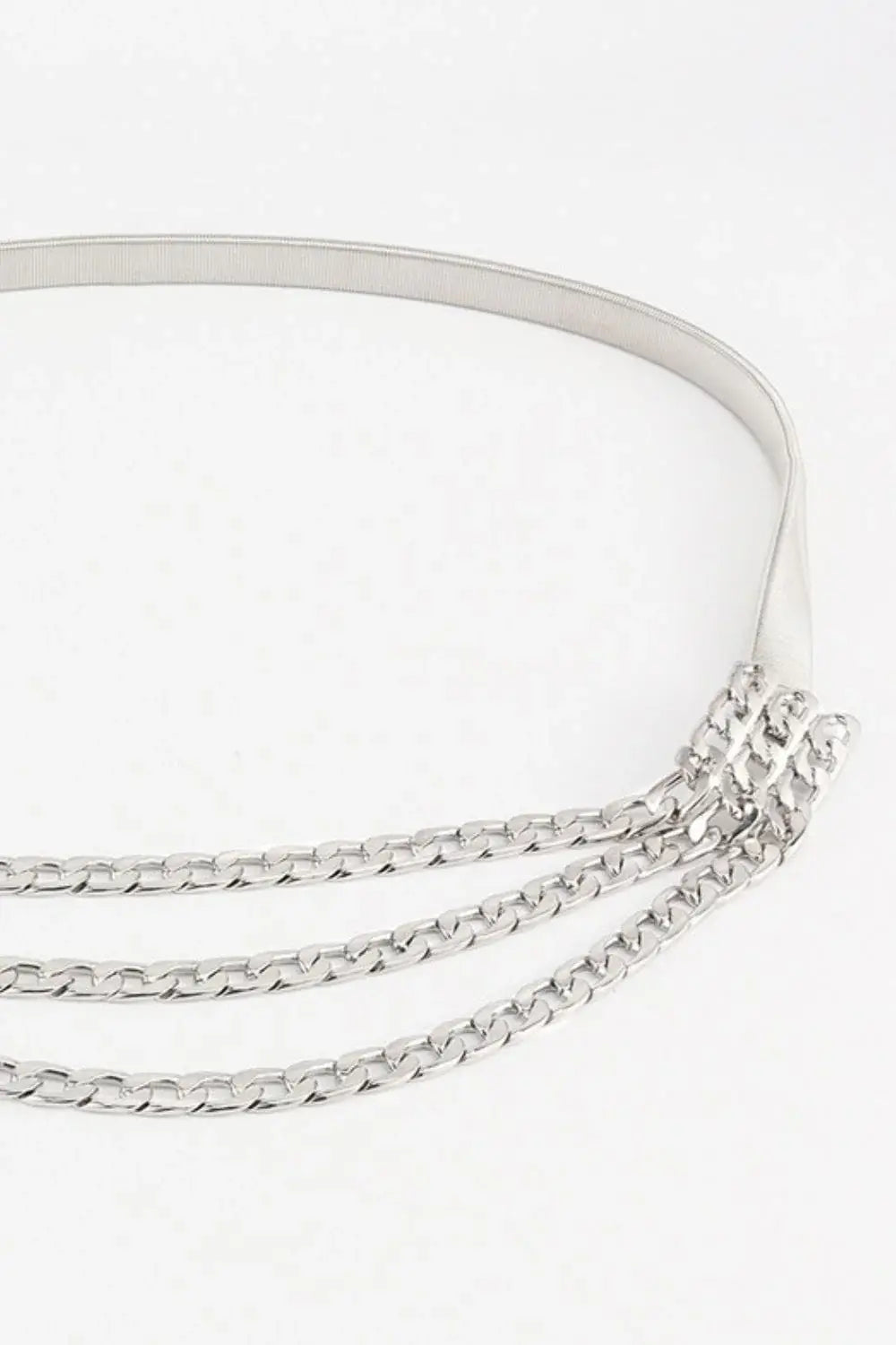 Metal Triple-Layered Chain Belt - Trendsi - Flyclothing LLC