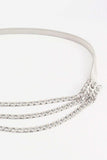Metal Triple-Layered Chain Belt - Trendsi - Flyclothing LLC
