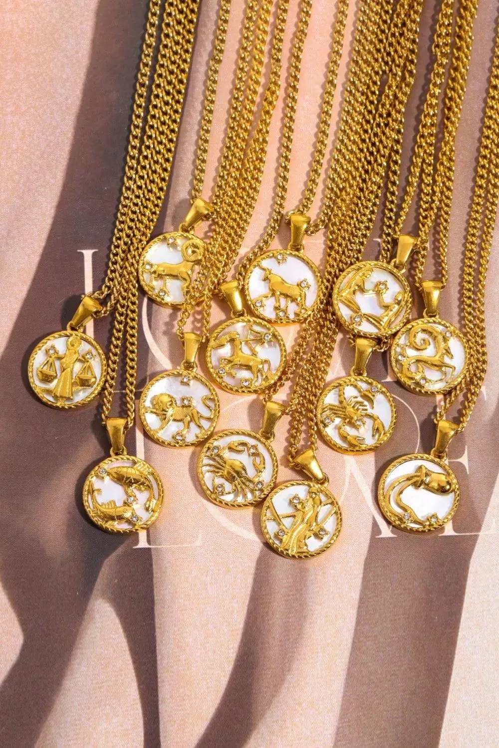 Constellation Pendant Stainless Steel Necklace - Trendsi - Flyclothing LLC