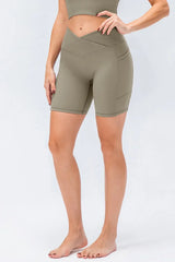 Slim Fit V-Waistband Sports Shorts - Trendsi - Flyclothing LLC