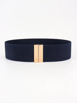 Alloy Buckle Elastic Belt - Trendsi - Flyclothing LLC