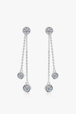2.6 Carat Moissanite 925 Sterling Silver Earrings - Trendsi