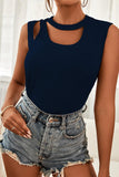 Cutout Sleeveless Top - Trendsi