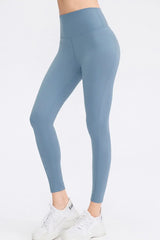 Slim Fit Wide Waistband Long Sports Pants - Trendsi - Flyclothing LLC