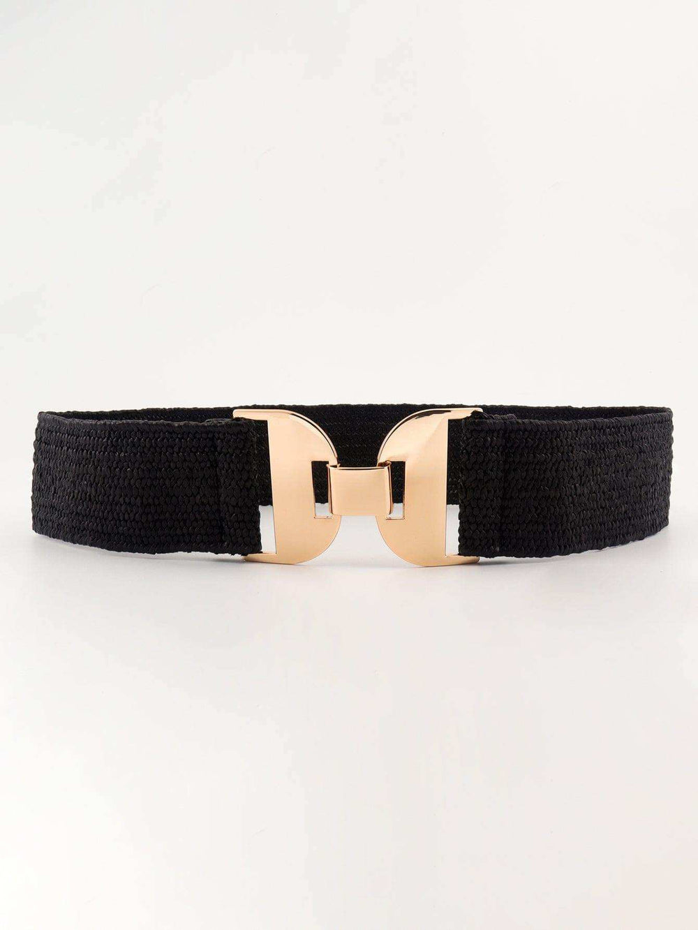 Alloy Buckle Elastic Belt - Trendsi - Flyclothing LLC