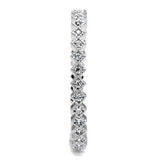 Alamode Rhodium Brass Ring with AAA Grade CZ in Clear - Alamode - Flyclothing LLC
